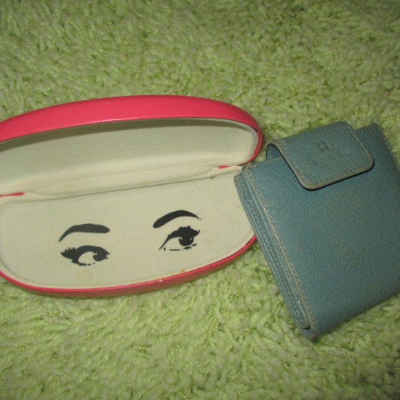 kate spade Bags Early Kate Spade Tiffany Wallet Pink Eyeglass Case